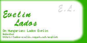evelin lados business card